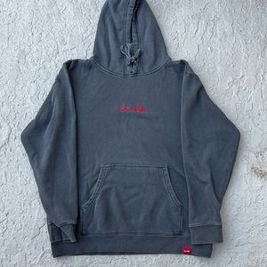 Chocolate hoodie
Grey with Red logo
Fits like a large